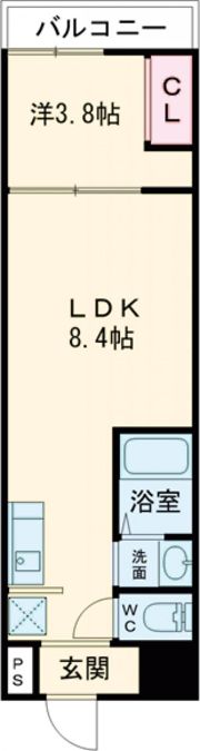 GARDENIA堺東の間取り画像