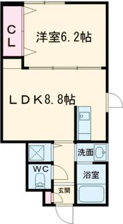 ルポゼ協和C棟の間取り画像