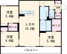 シャーメゾンAristioの間取り画像