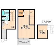 ガレット九産大前の間取り画像