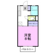 ドミールB棟の間取り画像