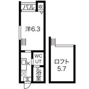 villa志賀本通の間取り画像