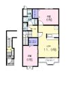 フラット・ハイム Cの間取り画像