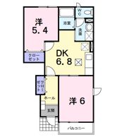 カーサレフィナードBの間取り画像
