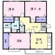 グランディール21の間取り画像