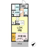 ディーシャンブル鵜の森の間取り画像