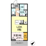 ディーシャンブル鵜の森の間取り画像