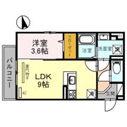 D-room NORTH PARK 三田の間取り画像