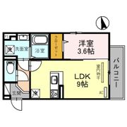 D-room NORTH PARK 三田の間取り画像