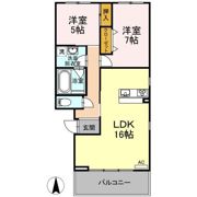 コート・ラベンダー北長瀬の間取り画像