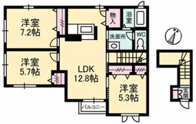 レジデンスKの間取り画像