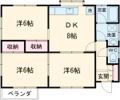 南田パインコーポの間取り画像