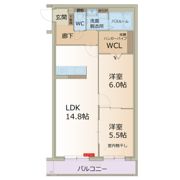 プレステージ坂本の間取り画像