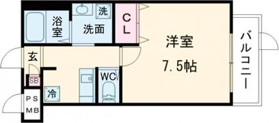ジーイーキャトフの間取り画像