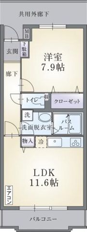 ソレイユ ノールの間取り画像