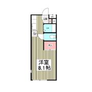 サンハイツ日野Bの間取り画像