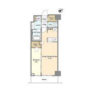 市谷台町坂フロントの間取り画像