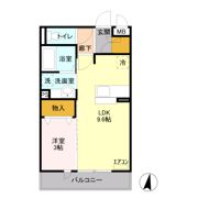 クレストコート Aの間取り画像