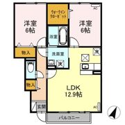 クレール シャンブル Ⅱの間取り画像