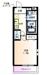 フジパレス阪急茨木南の間取り画像