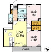 メゾン ド カルマンの間取り画像