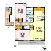 メゾン ド カルマンの間取り画像