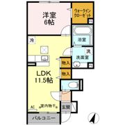 ボンジュール相模大野Aの間取り画像