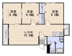 カーサソラーレの間取り画像