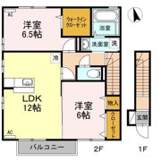 バリュアブル A棟の間取り画像