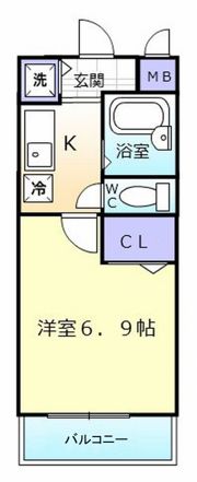 ラパス高倉台の間取り画像