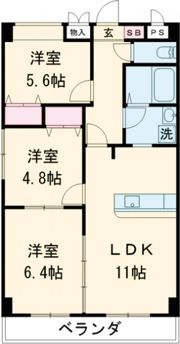 シルクロードの間取り画像