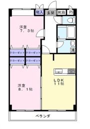 シルクロードの間取り画像
