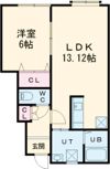 ラルージュコートの間取り画像