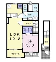 アンベリール Ⅴの間取り画像