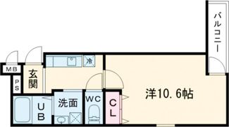 フジパレス園田Ⅵ番館の間取り画像