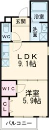 チェリーブロッサムⅤ番館の間取り画像