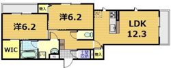 LaTour桃山の間取り画像