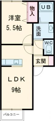 サンヴィラン美原A棟の間取り画像