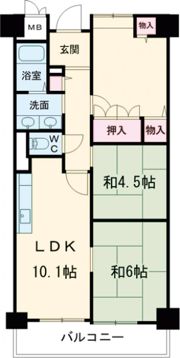 サンライト鶴見の間取り画像