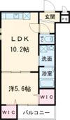 ポプラーレ狭山Ⅱの間取り画像