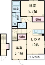 モイス・シャーム熊取の間取り画像