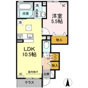 プランドールⅦ A棟の間取り画像