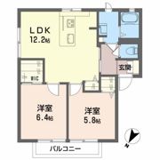 ディアスT1の間取り画像