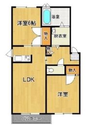 トレーリスB棟の間取り画像