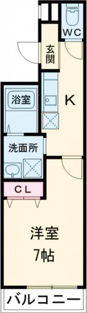フジパレス長原駅西Ⅱ番館の間取り画像