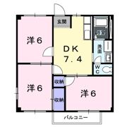 もりやまハイツの間取り画像
