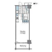 コンフォリア新宿イーストサイドタワーの間取り画像