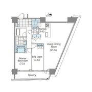 コンフォリア新宿イーストサイドタワーの間取り画像