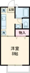 サンハイツ大和 Aの間取り画像