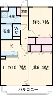 グリーンステージIIの間取り画像